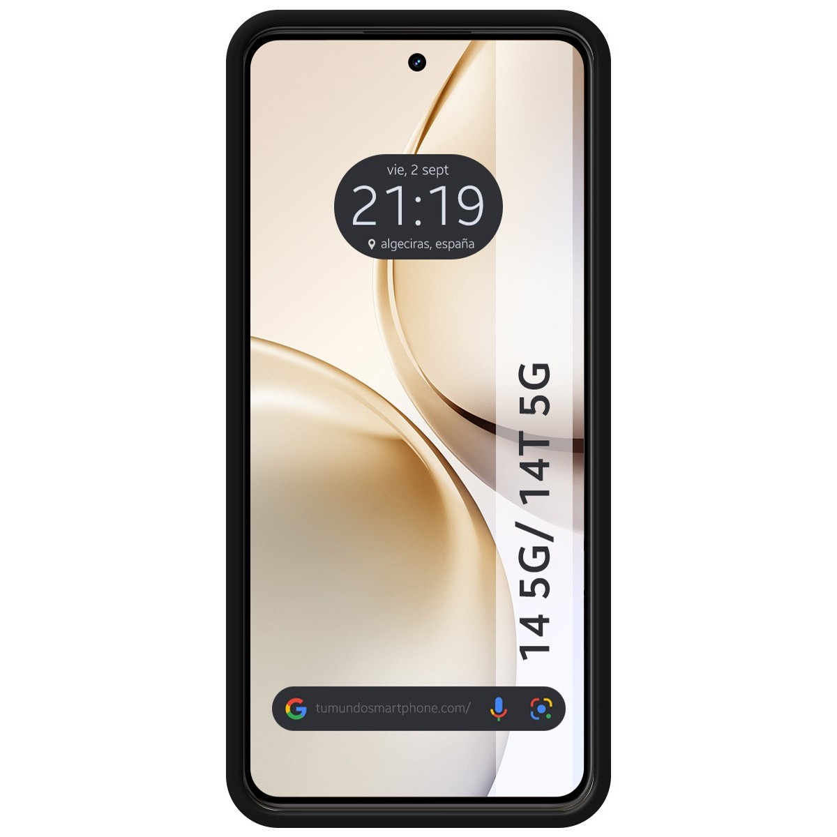 Funda Silicona Líquida Ultra Suave para Realme 14 5G / 14T 5G color Negra