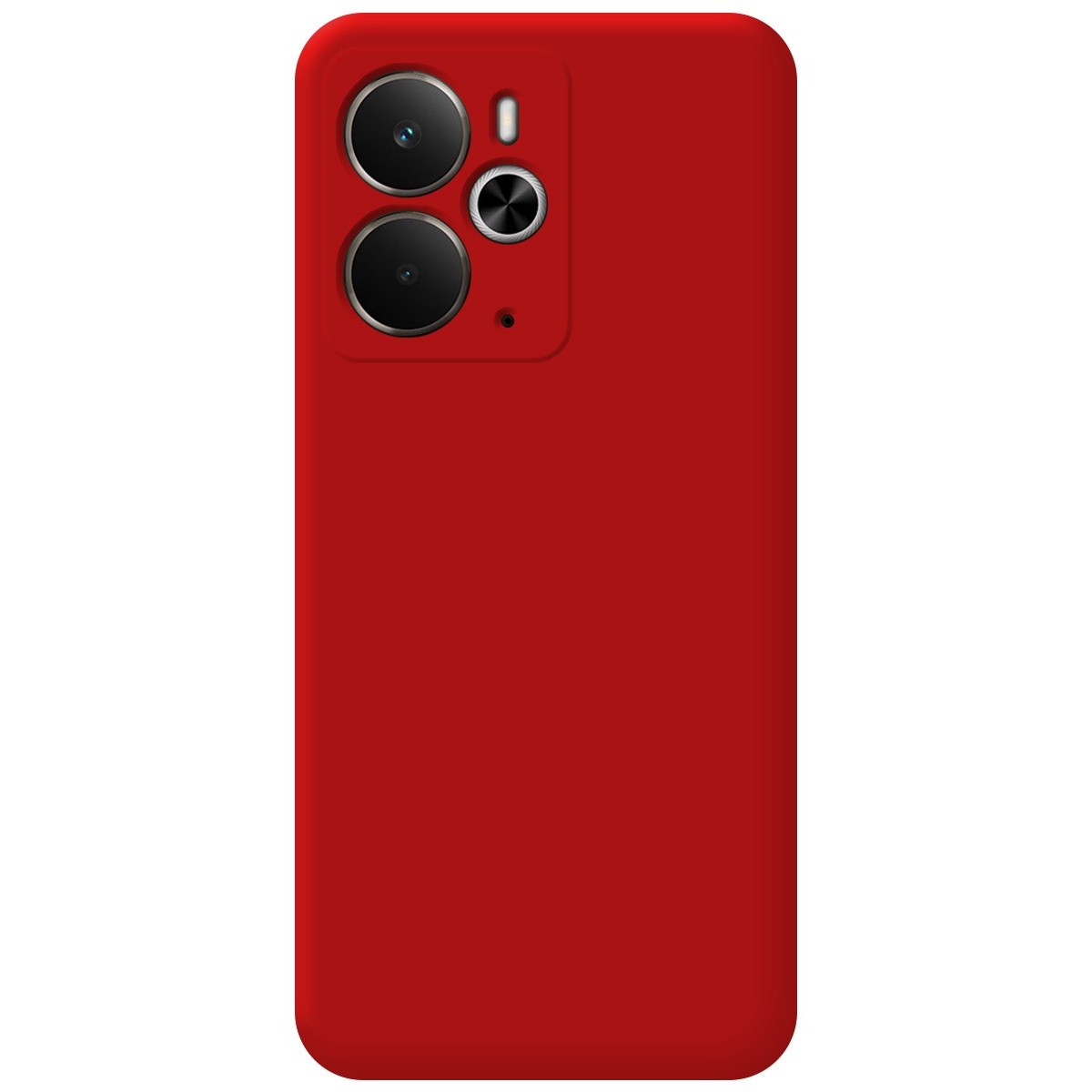 Funda Silicona Líquida Ultra Suave para Realme 14 5G / 14T 5G color Roja