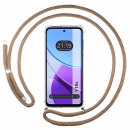 Funda Colgante Transparente para Vivo Y19s con Cordon Camel