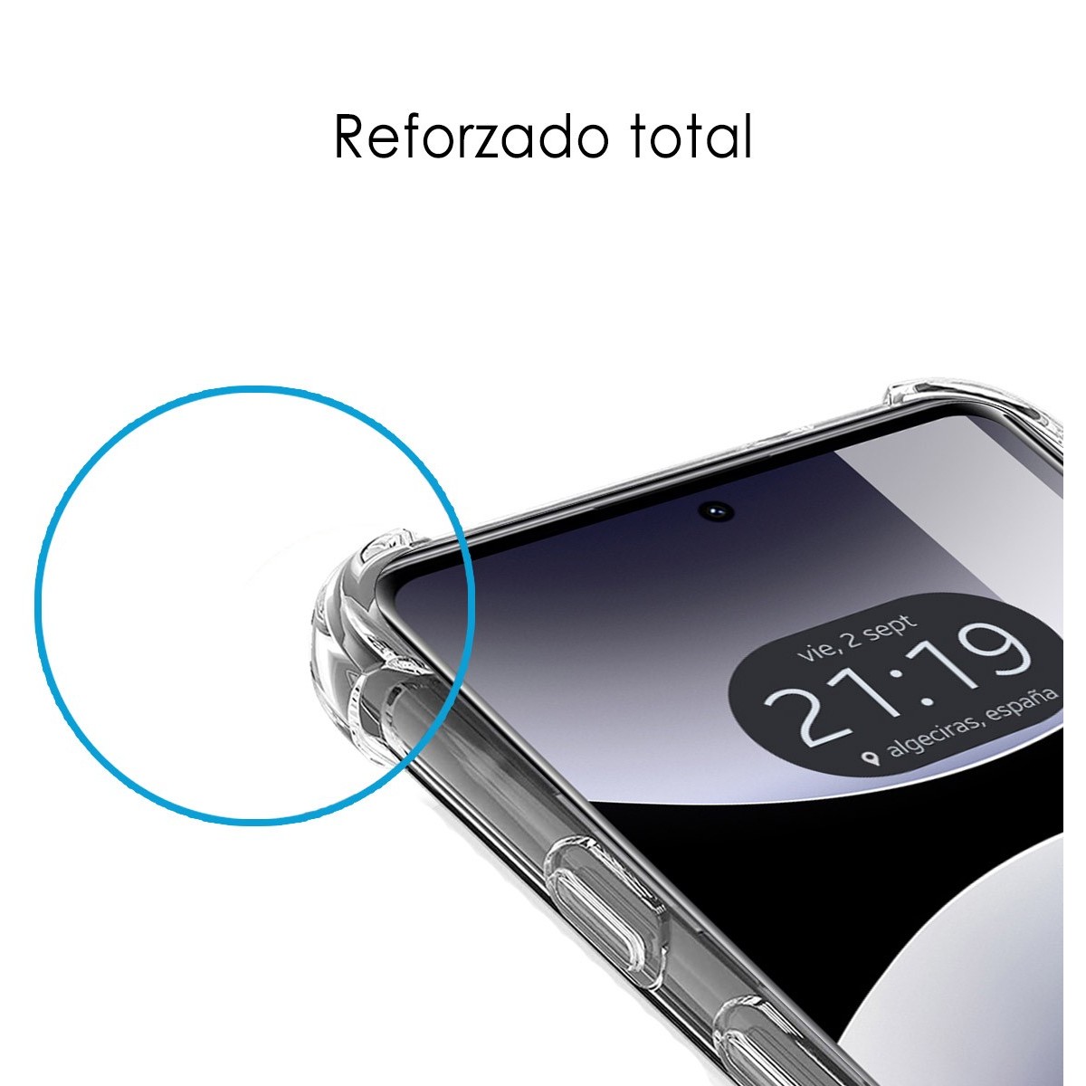 Funda Silicona Antigolpes Transparente para Xiaomi Redmi Note 14 Pro 4G