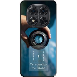 Personaliza tu Funda Silicona Gel Tpu Negra con tu Fotografia para Xiaomi Redmi Note 14 Pro 4G Dibujo Personalizada