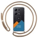 Personaliza tu Funda Colgante Transparente para Xiaomi Redmi Note 14S con Cordon Camel Dibujo Personalizada