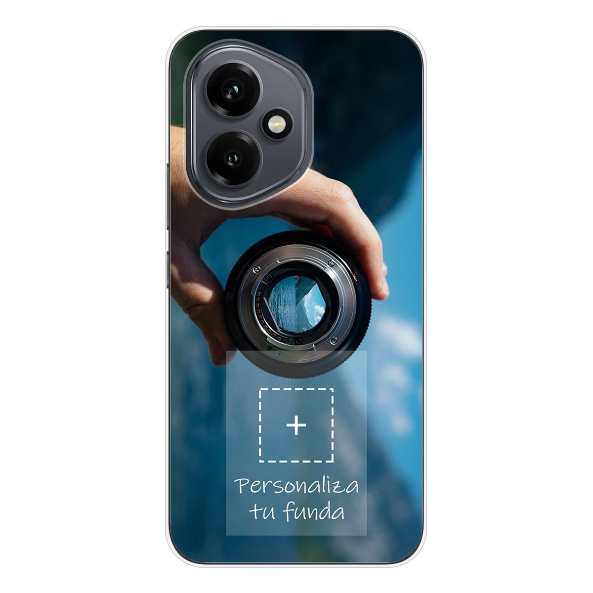 Personaliza tu Funda Silicona Gel Tpu Transparente con tu Fotografia para Huawei Honor 400 5G Dibujo Personalizada