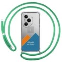 Personaliza tu Funda Colgante Transparente para Huawei Honor 400 Pro 5G con Cordon Verde Agua Dibujo Personalizada