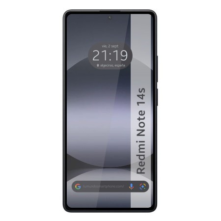 Protector Cristal Templado Completo 5D Full Glue Negro para Xiaomi Redmi Note 14S Vidrio