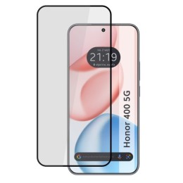 Protector Cristal Templado Completo 5D Full Glue Negro para Huawei Honor 400 5G Vidrio