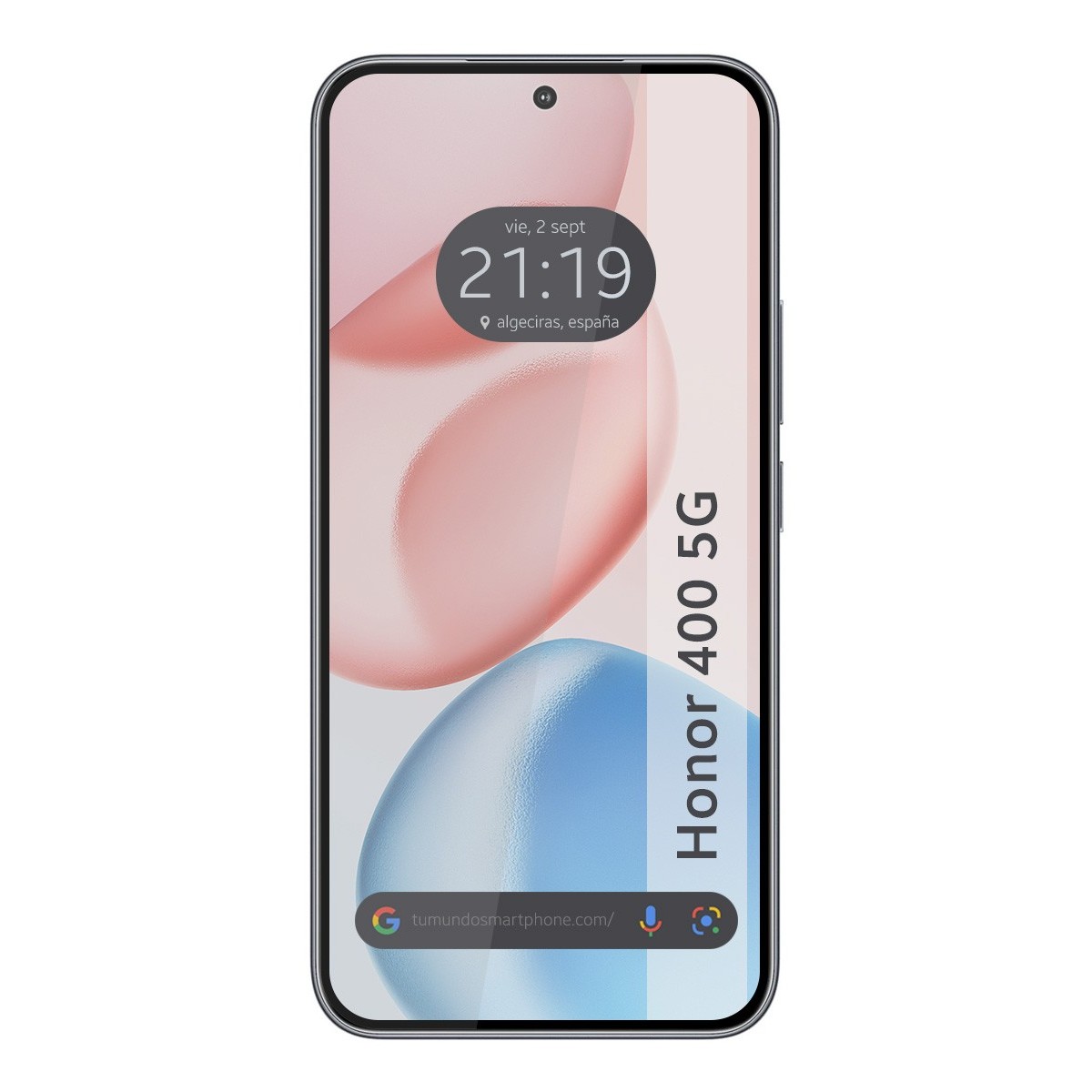 Protector Cristal Templado Completo 5D Full Glue Negro para Huawei Honor 400 5G Vidrio