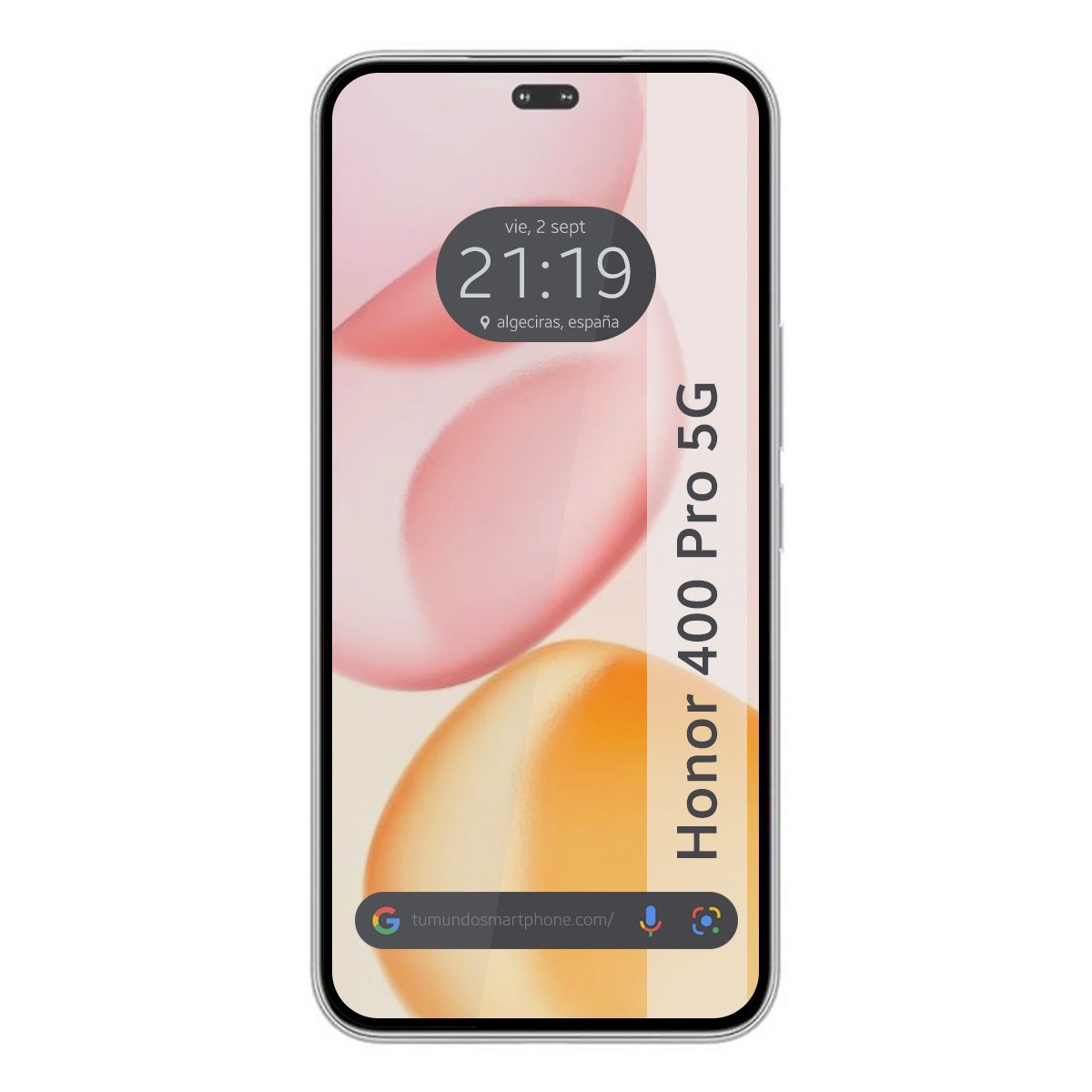 Protector Cristal Templado Completo 5D Full Glue Negro para Huawei Honor 400 Pro 5G Vidrio