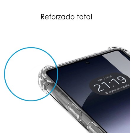 Funda Silicona Antigolpes Transparente para Xiaomi Redmi Note 14S