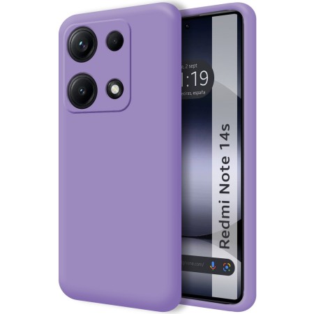 Funda Silicona Líquida Ultra Suave para Xiaomi Redmi Note 14S color Morada