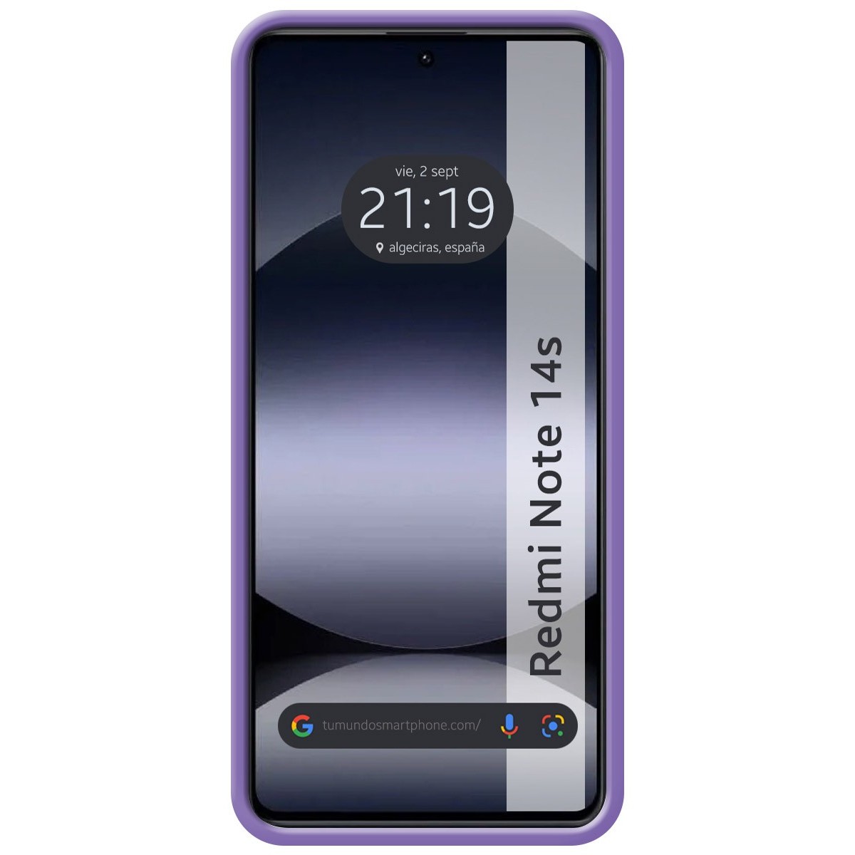 Funda Silicona Líquida Ultra Suave para Xiaomi Redmi Note 14S color Morada