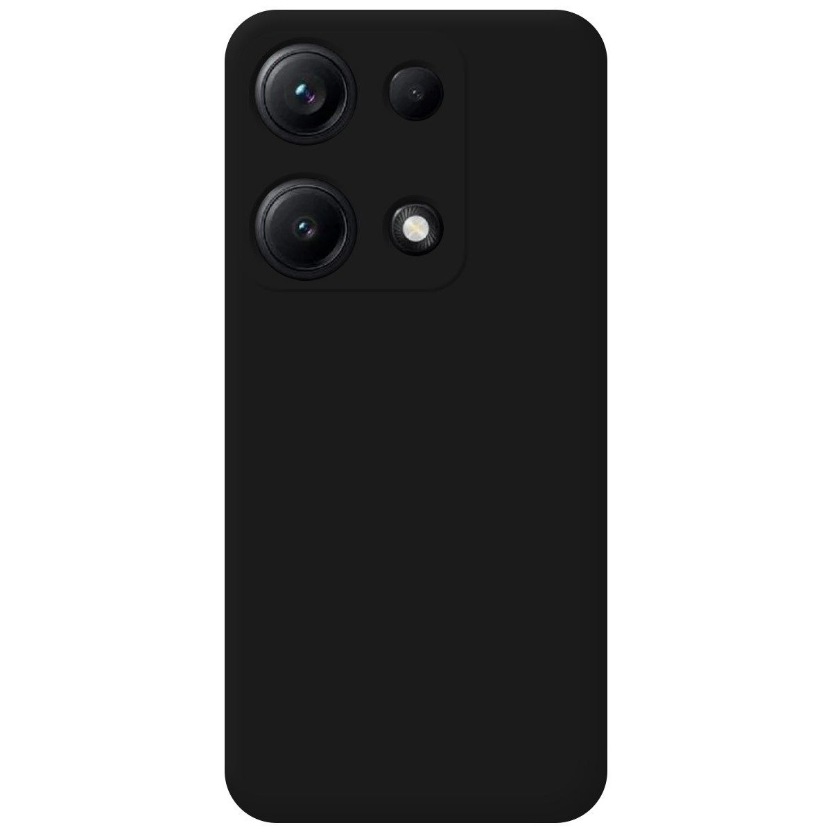 Funda Silicona Líquida Ultra Suave para Xiaomi Redmi Note 14S color Negra