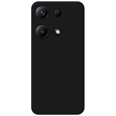 Funda Silicona Líquida Ultra Suave para Xiaomi Redmi Note 14S color Negra