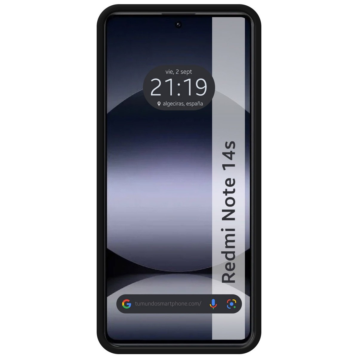 Funda Silicona Líquida Ultra Suave para Xiaomi Redmi Note 14S color Negra