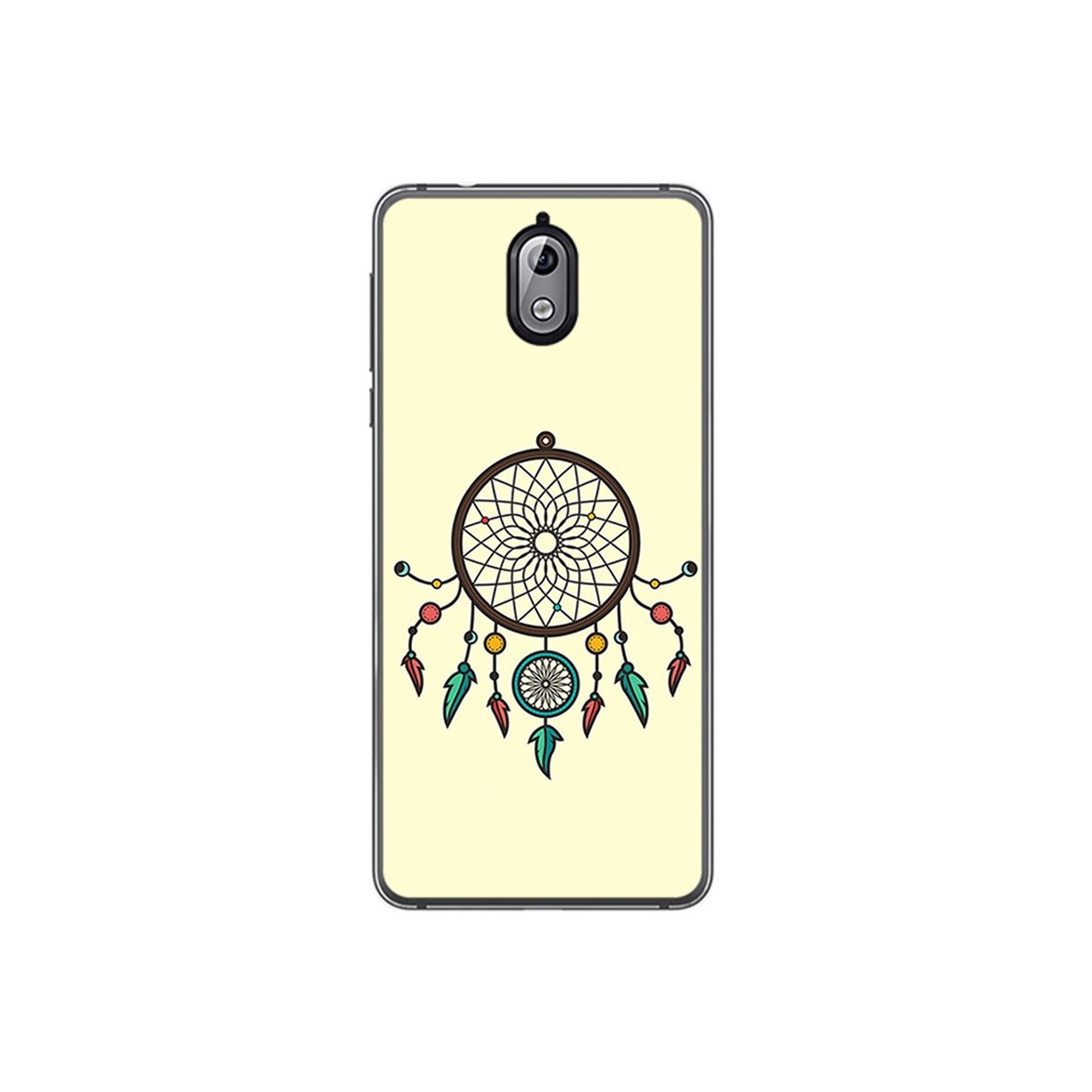 Funda Gel Tpu para Nokia 3.1 (2018) Diseño Atrapasueños Dibujos