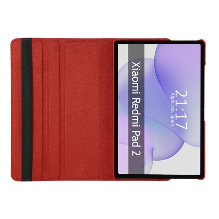 Funda Giratoria 360 para Xiaomi Redmi Pad 2 color Roja