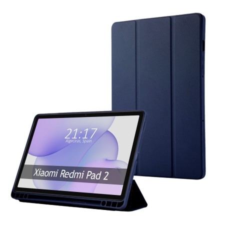 Funda con tapa Smart para Xiaomi Redmi Pad 2 color Azul