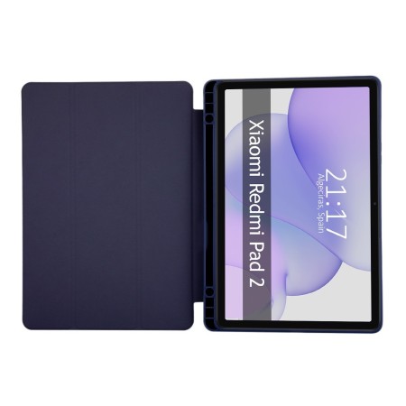 Funda con tapa Smart para Xiaomi Redmi Pad 2 color Azul