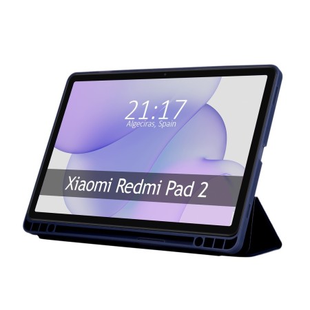Funda con tapa Smart para Xiaomi Redmi Pad 2 color Azul