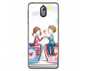 Funda Gel Tpu para Nokia 3.1 (2018) Diseño Cafe Dibujos