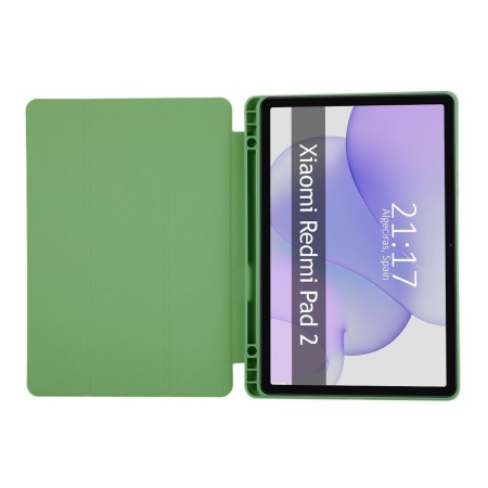 Funda con tapa Smart para Xiaomi Redmi Pad 2 color Verde