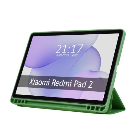 Funda con tapa Smart para Xiaomi Redmi Pad 2 color Verde