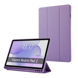 Funda con tapa Smart para Xiaomi Redmi Pad 2 color Morada
