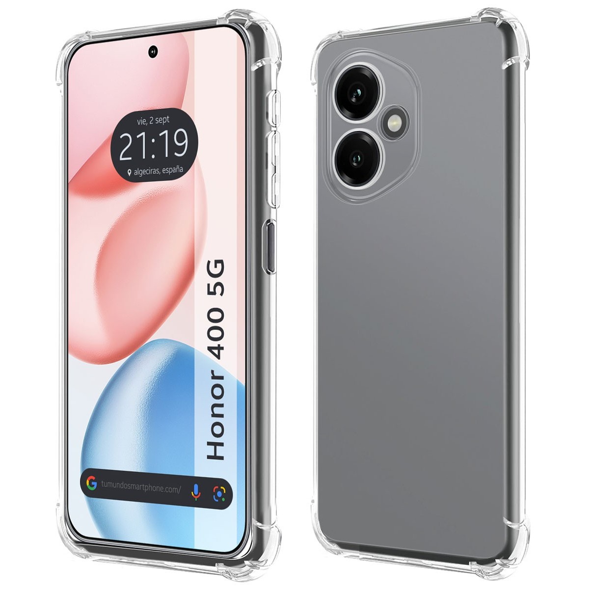 Funda Silicona Antigolpes Transparente para Huawei Honor 400 5G