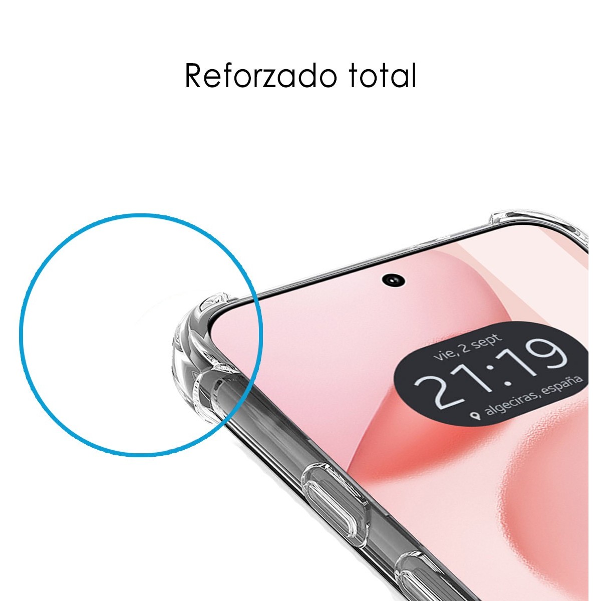 Funda Silicona Antigolpes Transparente para Huawei Honor 400 5G