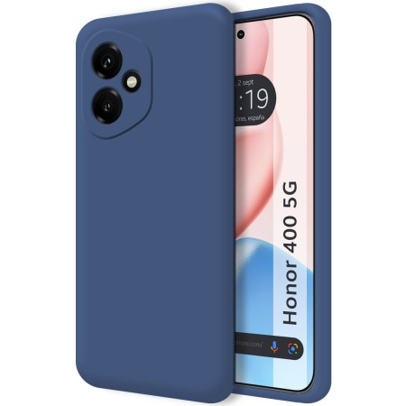 Funda Silicona Líquida Ultra Suave para Huawei Honor 400 5G color Azul