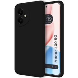Funda Silicona Líquida Ultra Suave para Huawei Honor 400 5G color Negra