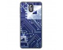 Funda Gel Tpu para Nokia 3.1 (2018) Diseño Circuito Dibujos