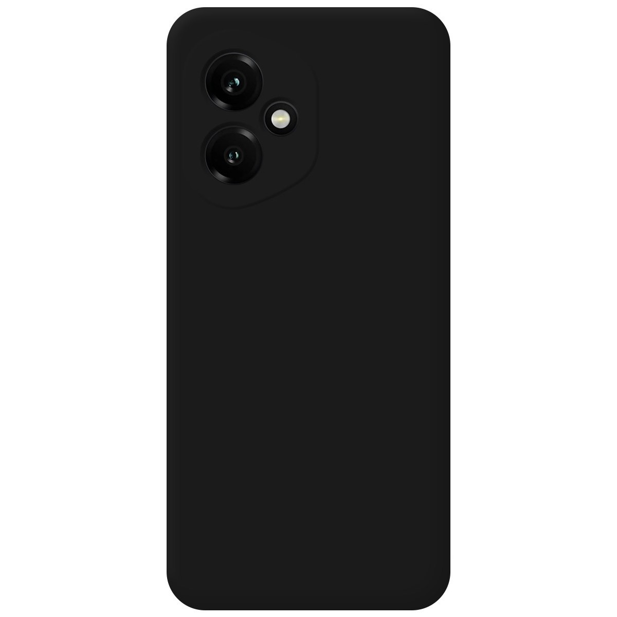 Funda Silicona Líquida Ultra Suave para Huawei Honor 400 5G color Negra