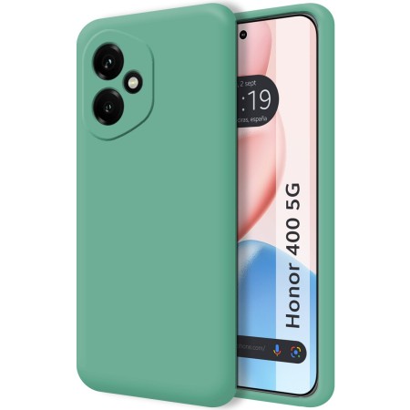 Funda Silicona Líquida Ultra Suave para Huawei Honor 400 5G color Verde