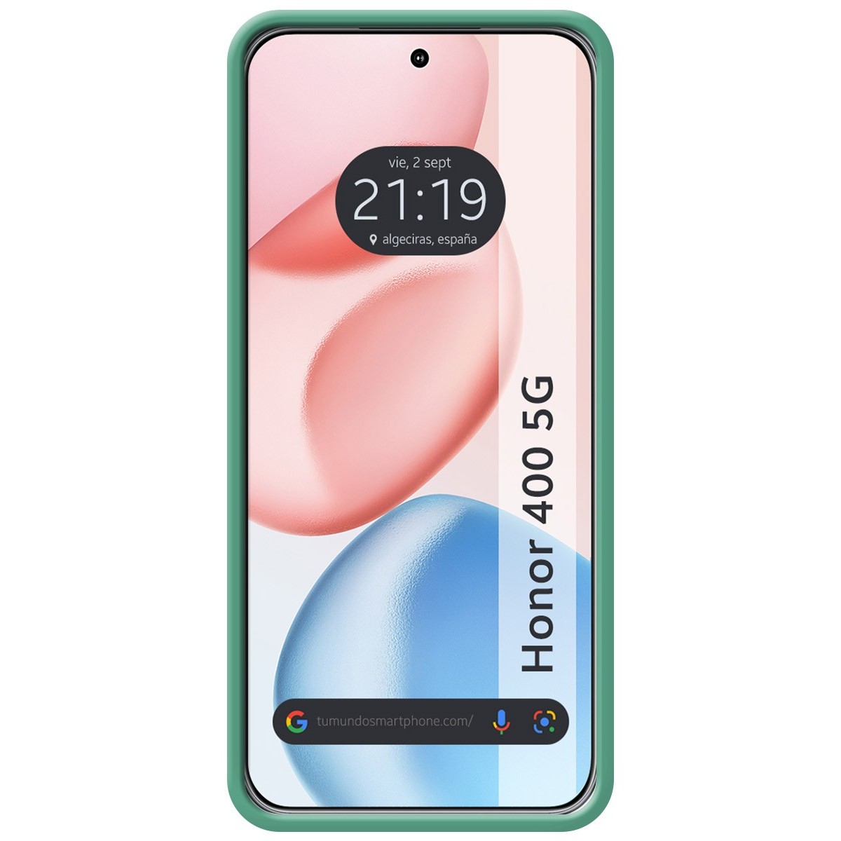 Funda Silicona Líquida Ultra Suave para Huawei Honor 400 5G color Verde