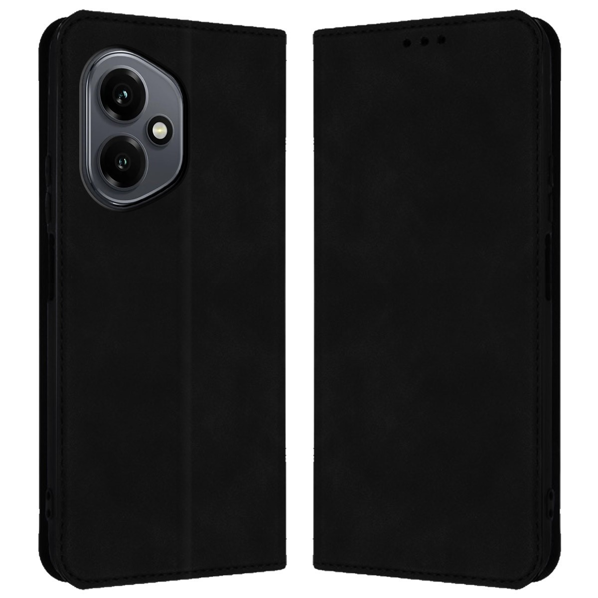 Funda Libro de Polipiel con tarjetero para Huawei Honor 400 5G color Negra