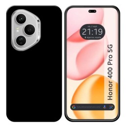 Funda Silicona Gel TPU Negra para Huawei Honor 400 Pro 5G