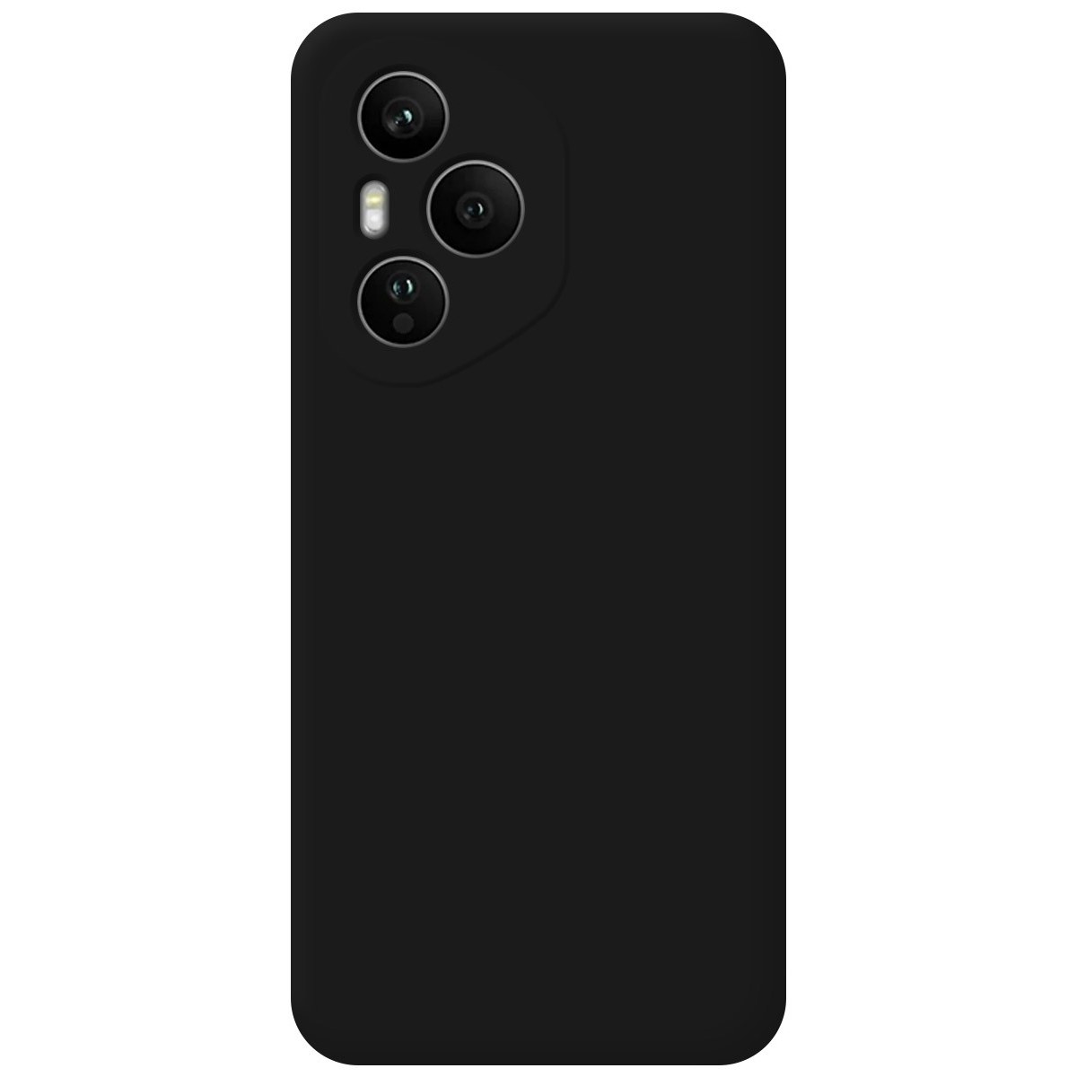 Funda Silicona Líquida Ultra Suave para Huawei Honor 400 Pro 5G color Negra