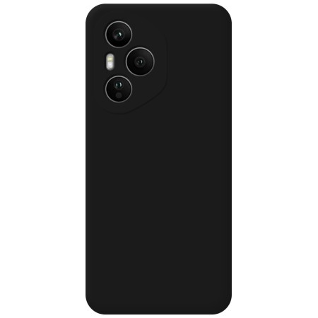 Funda Silicona Líquida Ultra Suave para Huawei Honor 400 Pro 5G color Negra