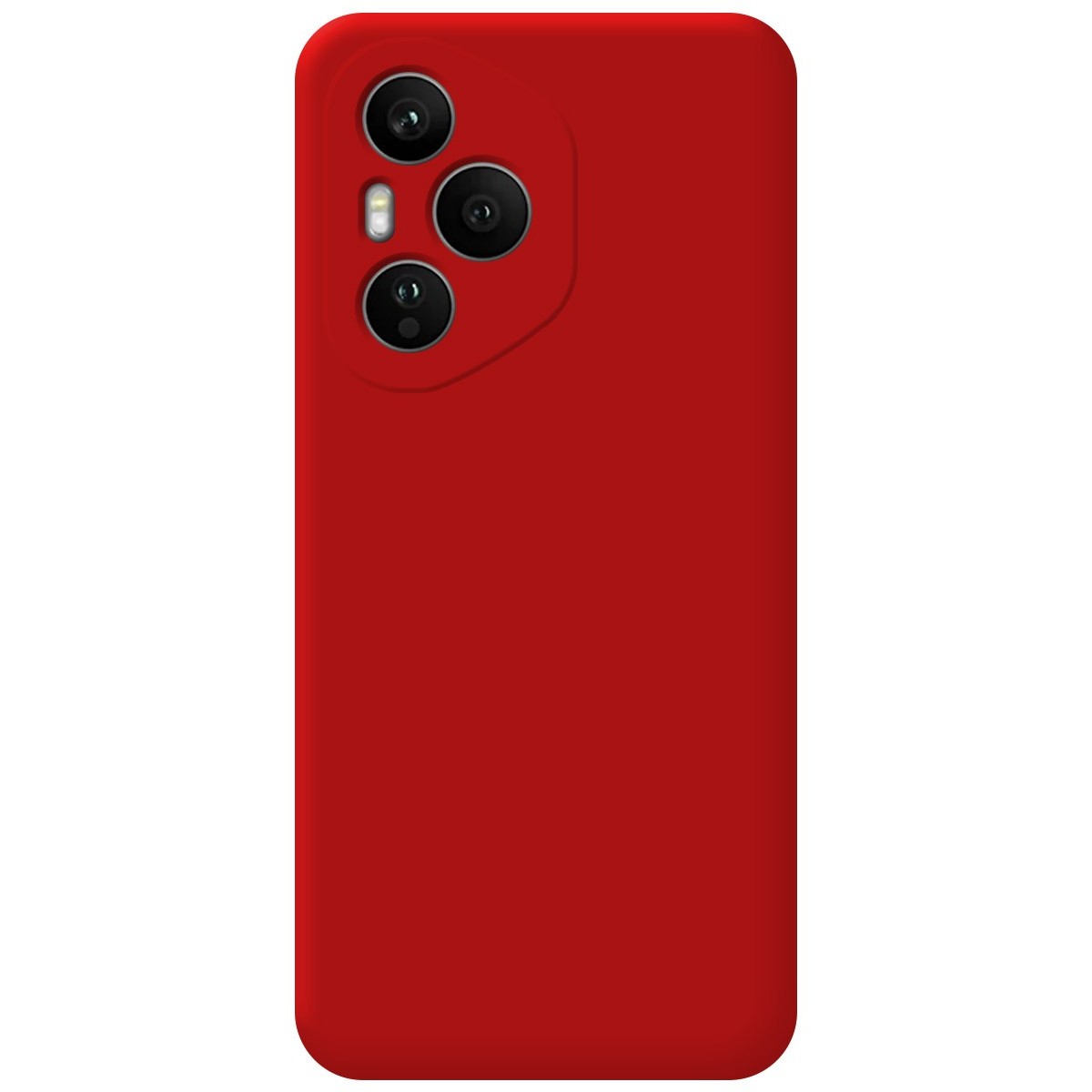 Funda Silicona Líquida Ultra Suave para Huawei Honor 400 Pro 5G color Roja