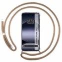 Funda Colgante Transparente para Xiaomi Redmi Note 14S con Cordon Camel
