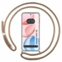 Funda Colgante Transparente para Huawei Honor 400 5G con Cordon Camel