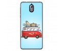 Funda Gel Tpu para Nokia 3.1 (2018) Diseño Furgoneta Dibujos