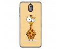 Funda Gel Tpu para Nokia 3.1 (2018) Diseño Jirafa Dibujos