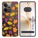 Funda Silicona Transparente para Realme 14 5G / 14T 5G diseño Otoño Dibujos