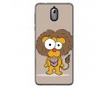 Funda Gel Tpu para Nokia 3.1 (2018) Diseño Leon Dibujos