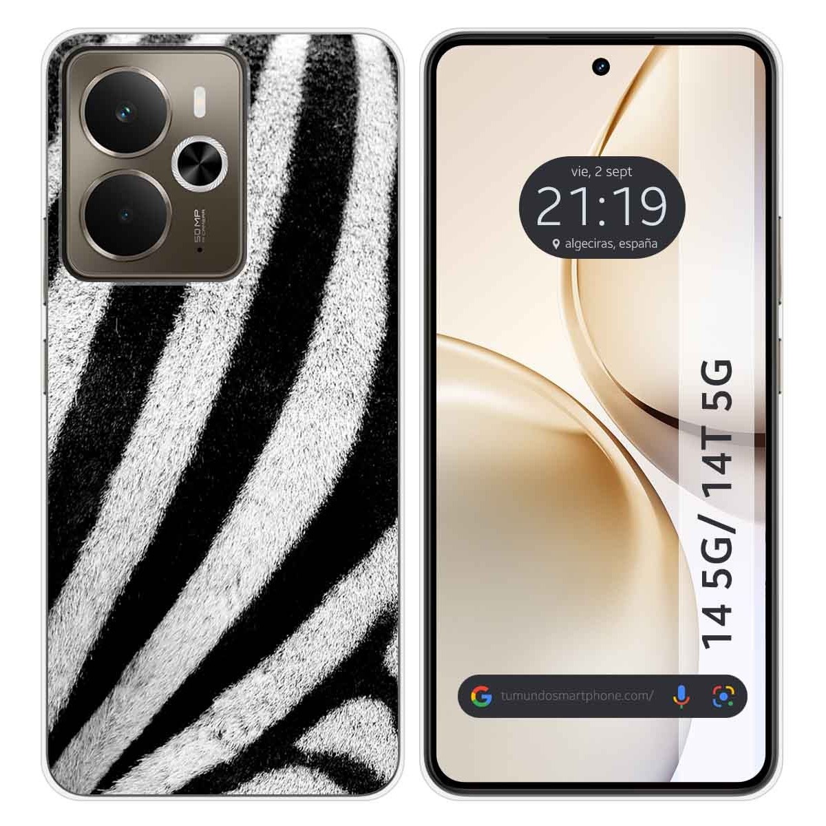 Funda Silicona para Realme 14 5G / 14T 5G diseño Animal 02 Dibujos