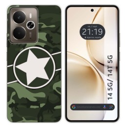 Funda Silicona para Realme 14 5G / 14T 5G diseño Camuflaje 01 Dibujos