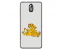 Funda Gel Tpu para Nokia 3.1 (2018) Diseño Leones Dibujos