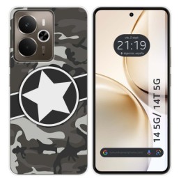 Funda Silicona para Realme 14 5G / 14T 5G diseño Camuflaje 02 Dibujos